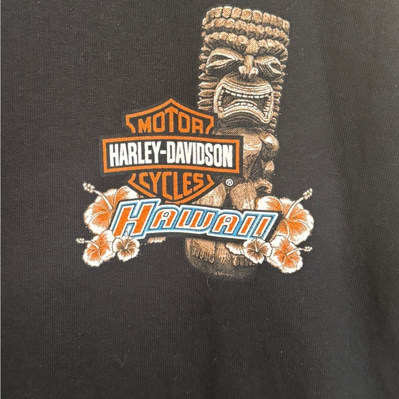 Harley Davidson of Hawaii Ride The Dream T shirt sz M Black Crew Neck Motorcycle - Picture 3 of 6